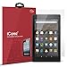 iCarez HD Clear Screen Protector for Fire HD 8 (5th Generation 2015), 2-Pack PET Film