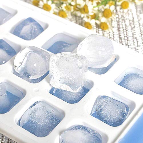 Meowtutu Eiswürfelform, 3 Stück Silikon Eiswuerfel Form Eiswuerfelbehaelter Mit Deckel, 5 cm Große Eiskugeln Runde Eiskugelformer, BPA Frei und stapelbar Langlebig