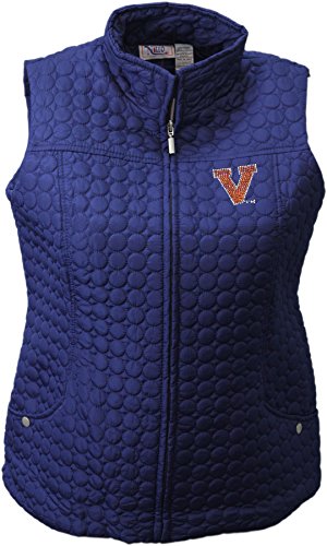 Nitro USA NCAA Virginia Cavaliers Womens Collegiate Missy Fit Vest, Medium, Navy