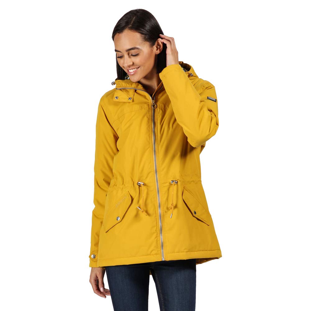 RegattaWomens Brigid Waterproof Insulated Hooded Jacket - Mustard Seed