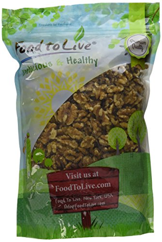 Food To Live Walnuts (Raw, No Shell) (2.5 Pounds)