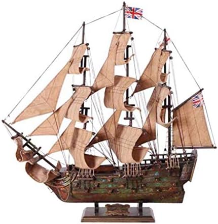 モデル船ボート木製ヨット手作り工芸品アマチュアデスクトップ家の装飾海洋テーマ60