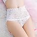 cool nik Women's High Waist Lace Panties Comfortable Underwear With High Elastic