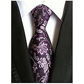 Wehug Men's Classic Silk Tie Woven Necktie Jacquard Neck Ties For Men