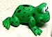 ALAZCO Fun & Unique Green Frog Squeaky Dog Toy Great Gift