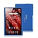 iRULU eXpro X1 7 Inch Google Android 4.4 Tablet, GMS Certified by Google, 1024x600 Resolution, Quad Core, 8GB Nand Flash -- Blue