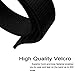 amBand Compatible for Apple Watch Sport Loop Band 38mm, Lightweight Breathable Nylon Replacement Band for Apple Watch Series 1, Series 2, Series 3, Sport, Edition-Dark Black