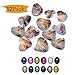 Gomech 12PC Oyster Pearls with Freshwater Cultured Pearls Inside(7-8mm) Mixed Colors for Neckless with Pendant in Jewelry Pouch Kit (12pc)