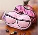 Yonger Underwear Lingerie Bra Case Storage Travel Bag Lingerie Bag for Silica gel Bra Pink