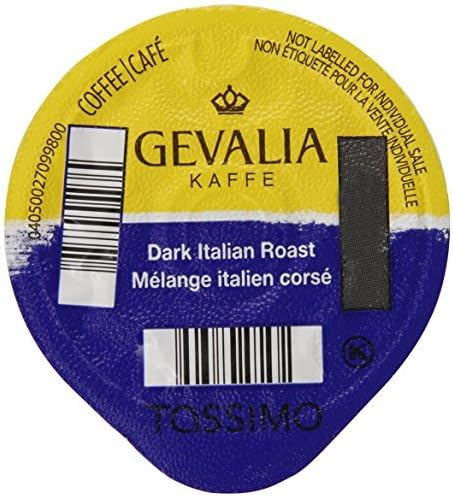 Gevalia Dark Italian Roast, 12-Count T-Discs for Tassimo Coffeemakers(Pack of 3) Size: 12 Count (Pack of 3) Home & Kitchen