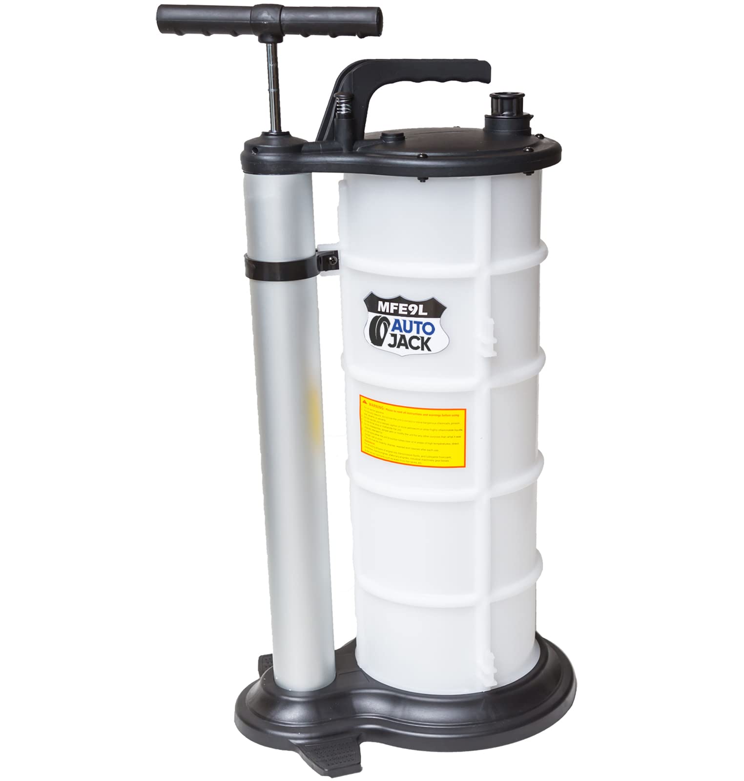 Autojack MFE9L 9L Manual Fluid Extractor, Heavy-Duty Oil, Brake Fluid & Low Viscosity Fluid Removal Pump for Cars, Motorcycles, Boats, Trucks, Tractors & More