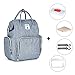 Baby Diaper Bag Backpack,Goldwheat Multi-Function Large Travel Bag Nursing Bag Mummy Maternity Nappy Changing Bag Handbag for Baby Care,Large Capacity, Stylish and Durable (Blue)