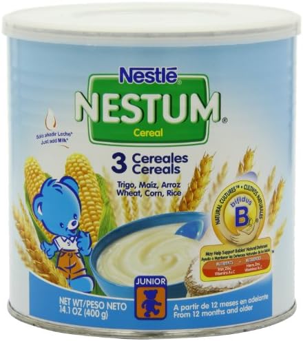 Nestle Nestum 3 Cereals, 14.1-Ounce (Pack of 6)