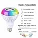 Bluetooth Light Bulb Speaker RGB Changing Lamp Dimmable LED Music Light Bulb E26 Base Bluetooth 4.0 with Remote Control for Home/Stage