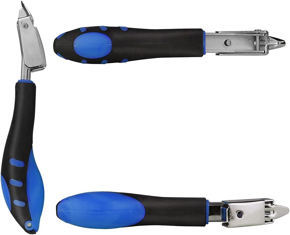 WolfWill Upholstery and Construction Heavy Duty Staple Remover Tack Lifter Office Claw Tools Blue: Home Improvement