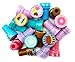 TINYMILLS 24 Pcs Donuts Stampers for Kids Donut Party Favors Goodie Bag Stuffers Pinata Fillers Classroom Rewards Carnival Prizes