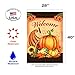 Toland Home Garden 109728 Welcome Cornucopia Thanksgiving Flag 28x40 Inch Double Sided for Outdoor Fall House Yard Decoration