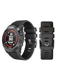ANCOOL Compatible con Garmin Instinct correas de silicona suave reloj correas de repuesto para Fenix 5 Fenix 5 Plus Forerunner 935 Approach S60 Smartwatches