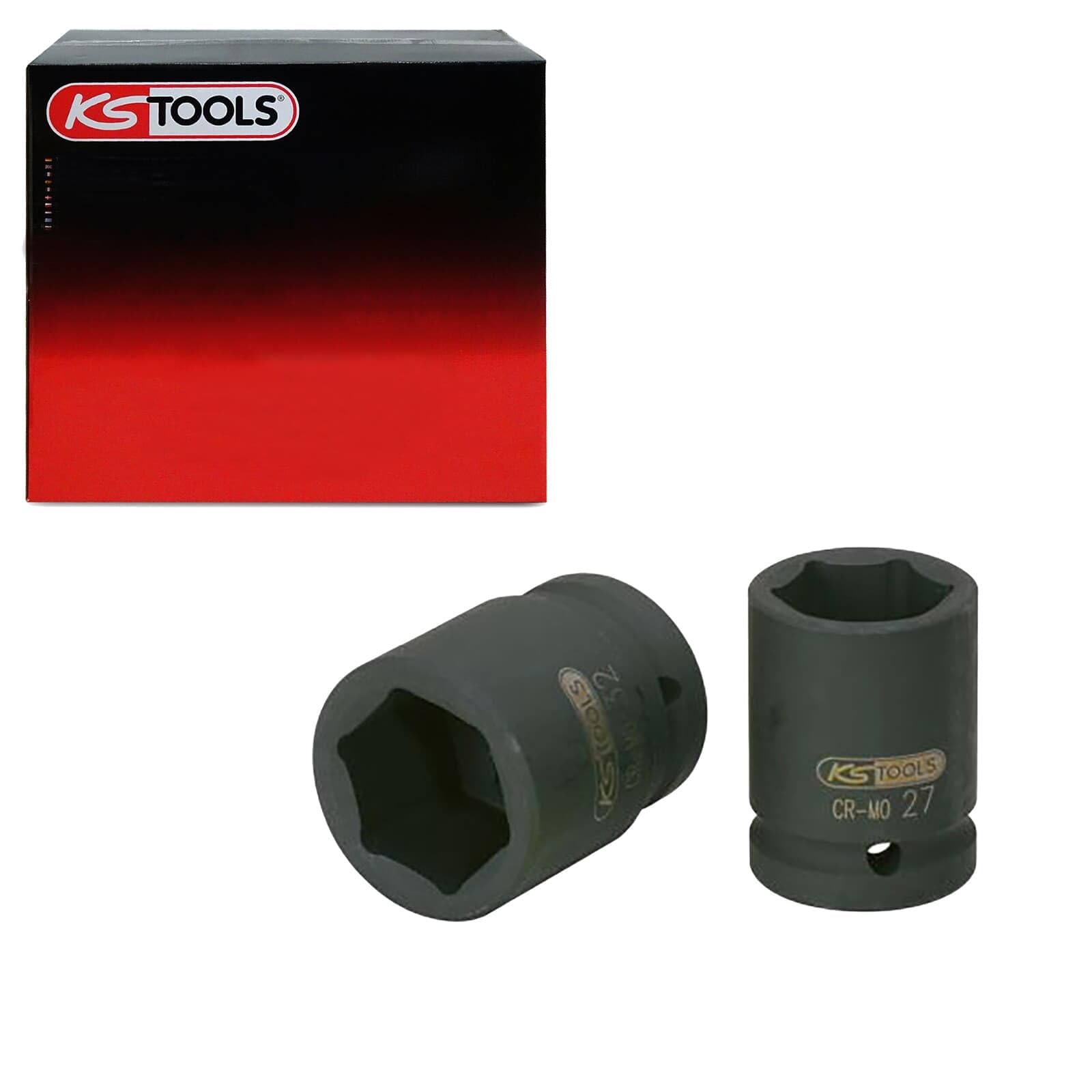 KS Tools 515.1370 3/4-inch 70mm Short Impact Socket