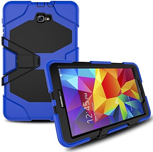 LKsung Galaxy Tab A 10.1 Case ,[Screen Protector][Heavy Duty][Shock Absorption] Drop Protection High Impact Resistant Cover For Samsung Galaxy Tab A 10.1(SM-T580/T585) (blue)