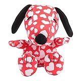 Hallmark Plush Snoopy Stuffed Animal, Overall Heart Pattern, Hallmark Plush Peanuts Snoopy Stuffed Animal, Overall Heart Pattern, Red and White Hearts
