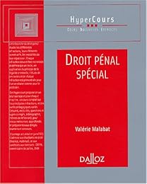 Droit pénal spécial, 2002
