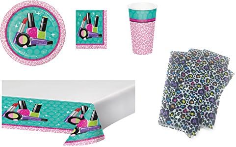 Sparkle Spa Complete Party Bundle (SERVES 16 w/Cloth, Cups, Goody Bags)