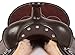 AceRugs Brown Saddle Western All Purpose Pleasure Trail Riding Horse TACK DEEP Comfy CUSH SEAT Full Quarter Bars (Brown Dark, 17)thumb 3