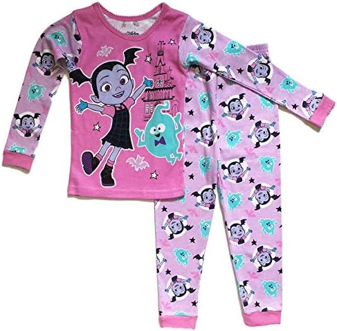 Disney Vampirina Little Girls Toddler Cotton Pajama Set by AME
