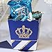 Big Dot of Happiness Royal Prince Charming - Party Mini Favor Boxes - Baby Shower or Birthday Party Treat Candy Boxes – Set of 12