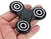Focus Spinner - (4 Colors) Fidget Toy For Anxiety Stress Relief Attention Focus For Children / Adult Gift ADHD (Black)