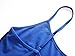 VETIOR Women's Sleeveless Adjustable Strappy Flared Midi Skater Dress Small Blue