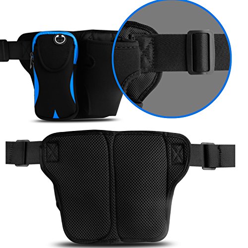 Elegant Choise Running Belt, Adjustable Waist Pack with Water Bottle Holder for Running Outdoor Climbing Hiking Sports(Without Water Bottle)