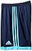 adidas Performance Boys Tastigo Shorts, Collegiate Navy/Bright Cyan, Medium