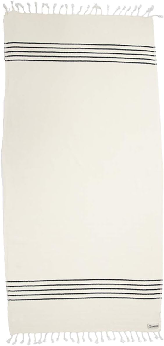 Sand Cloud Turkish Towel - Peshtemal Cotton - Great for Home or Beach or as a Blanket - The Cape Cod - As Seen on Shark Tank