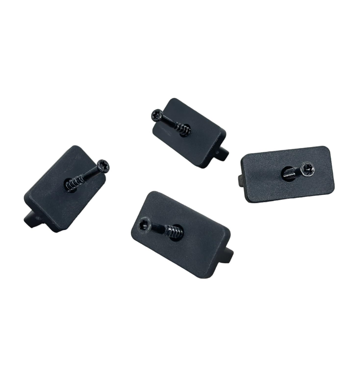 Composite Decking T Clips Fixing, Stainless Steel Black Screws Included, Pack of 100/500/1000, 5mm Decking Spacer, Suitable for Most of the Market Products, Plastic Decking Clips (500)