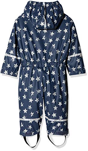 Playshoes baby-jongen regenoverall, regenpak sterren met fleece voering - Image 3