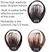 HAIQUAN Natural Real Human Hair Flat Bangs/Fringe Hand Tied Bangs Fashion Clip-in Hair Extension 3Colors
