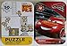 Bundle Set of 2 Boys/Girls Mini Jigsaw Puzzles Featuring: Disney Pixar CARS 3 (Lightning McQueen) and Despicable Me 3 (MINIONS) in Collectible Illustrated Travel Tins Cases (24/50 Pieces)