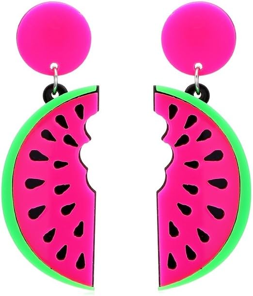 Watermelon Dangle Earrings Fashion Party Summer Beach Jewelry Gift for Women