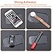 Qoosea Anti-Slip Car Dash Pad [3 Pack], Heat Resistant Non-Slip Slide Sticky Gel Pads Dashboard Radar Detector Grip Mount Holder Mat for Cell Phones Speakers Sunglasses Perfume