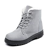Susanny Suede Flat Platform Sneaker Shoes Plus Velvet Winter Women's Lace Up Cotton Snow Boots
