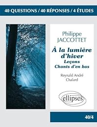 Philippe Jaccottet, "À la lumière d'hiver"