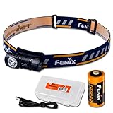 Fenix HM50R 500 Lumens Multi-Purpose Compact LED Headlamp Flashlight & Rechargeable Battery PLUS LumenTac Battery Organizer