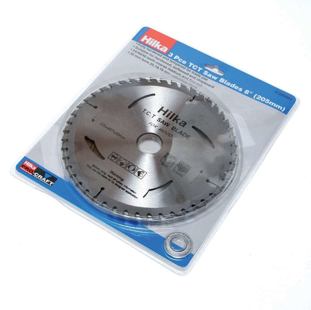 3PC 8" TCT Saw Blades 205MM