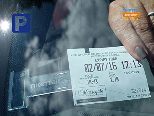 Tikettak - Car, van and caravan windscreen permit, ticket and note holder (Avoid parking fines) (1)