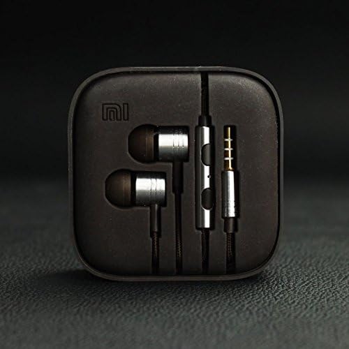 Luxury Headset, Super Strong Braided, with strong wired . In-Ear Earphones , Innovative design. comes with 6 different ear size in Fancy Box (Silver)