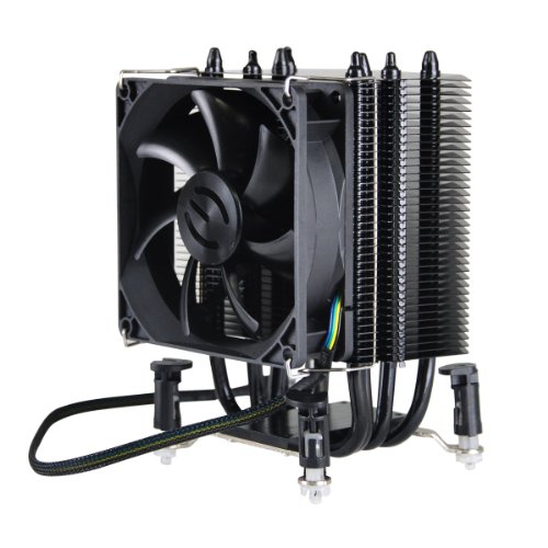 EVGA mITX 92mm, Sleeve, Direct Touch 4 Heat Pipe, Intel Socket 1150/1155/1156 ACX CPU Cooler 100-FS-C901-KR (Best 1155 Cpu Cooler)