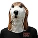 CreepyParty Deluxe Novelty Halloween Latex Animal Dog Head Mask (Basset Hound)