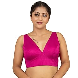 FIGURE'S DESIGNER Women's Dupion Raw Silk